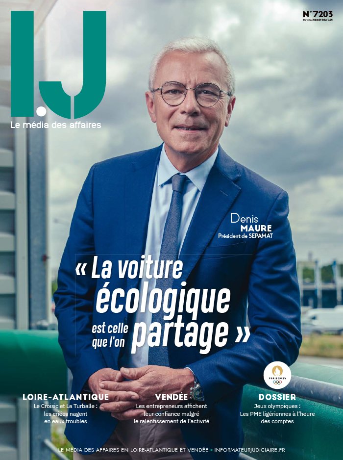 Couverture du journal du 15/07/2024